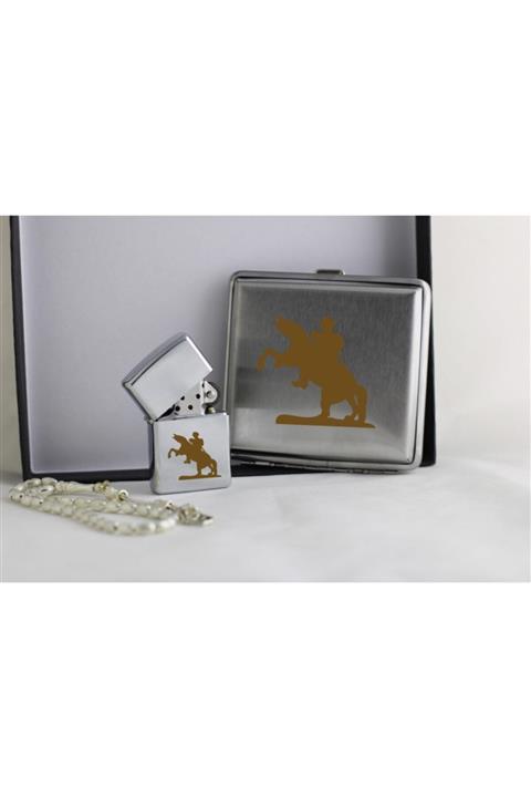 Hobi Tuning Sigara Tabakası, Çakmak Ve Tesbih Seti