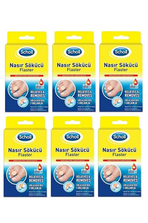 Scholl Nasır Sökücü Flaster*6 Adet