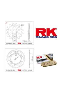 RK Suzuki Rm 125  Off-road Zincir Dişli Set 520 Mxz 12/51t(2006-2011)