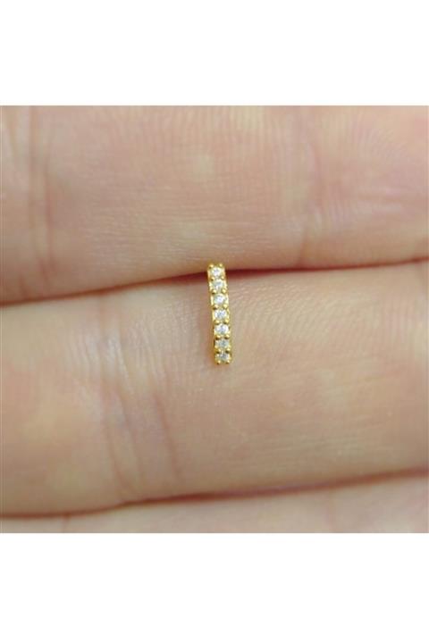 TakıConcept 925 Ayar Altın Rengi Gümüş Taşlı Hızma