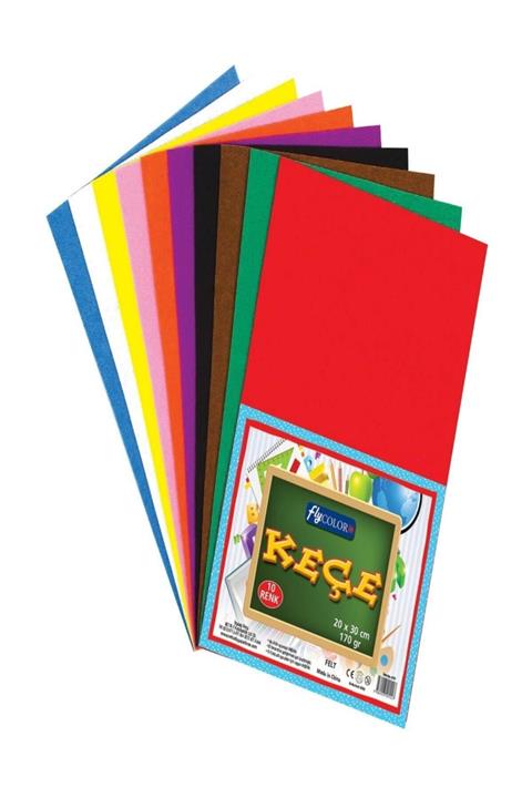 FLY COLOR Color Keçe 10'lu 20X30 cm