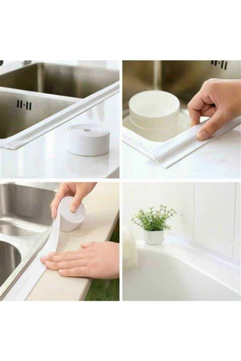 Turkish A2Z Su Sızdırmaz Bant Mutfak Lavabo Pencere Duvar Bandı 3.2 M