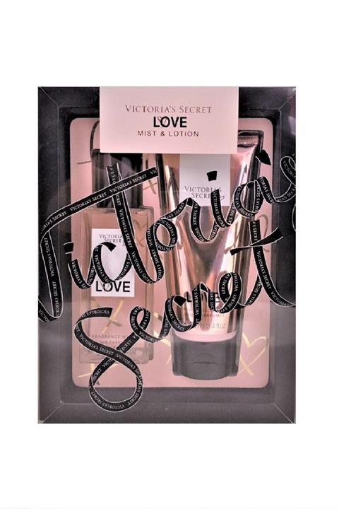 Victoria's Secret Love Seyahat Boyu Vücut Spreyi Ve Vücut Losyonu Hediye Seti