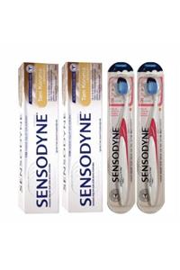 Sensodyne Tam Koruma Ve Beyazlatıcı Diş Macunu 50 Ml X 2 Adet + Sesodyne Yumuşak Diş Fırçası X 2adet