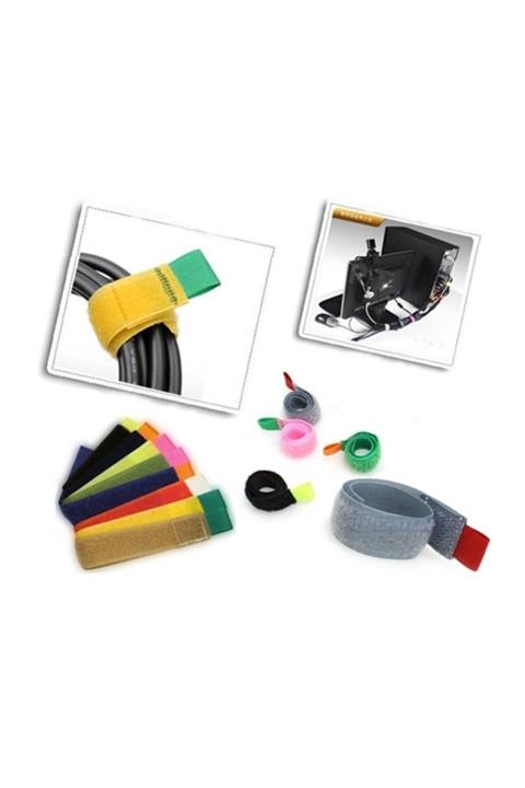 MesAbd Kablo Düzenleyici Cırt Bant 6 Adet