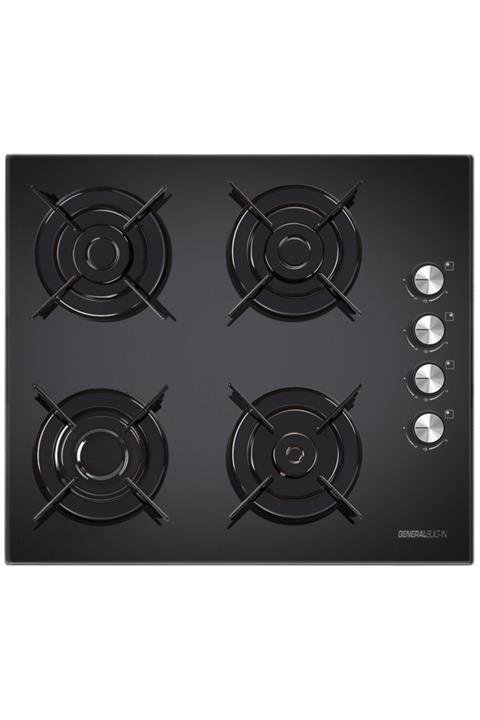 generalbuiltin General Buılt-ın Marka Gcosy6050yk Gaz Kesme Emniyetli Ankastre Cam Ocak Doğalgazlı