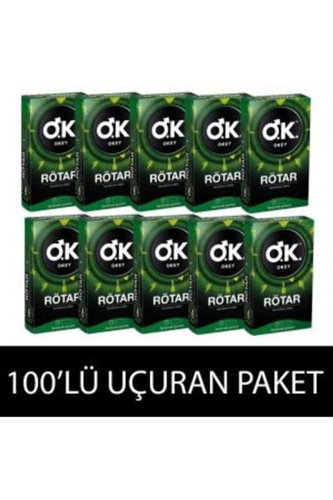 Okey Rötar 100 Lü (geciktiricili) 10x10 Kutu