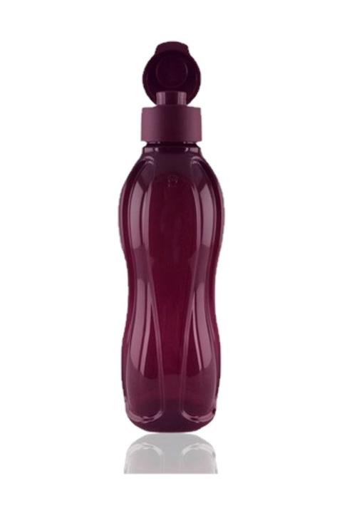 esayplastik Bordo Pratik Çıt Kapak Eko Şişe Tupperware 750 Ml
