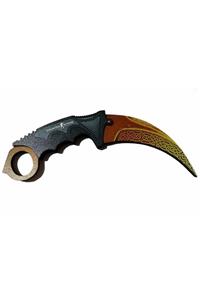 Hediyenealsak Ahşap Cs-go Lore Renkli Karambit