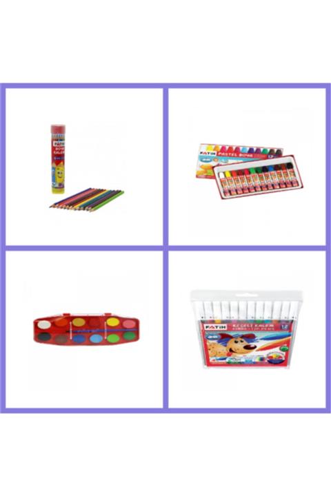 Fatih Okula Dönüş Boyama Seti No 8