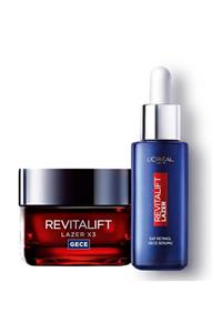 L'Oreal Paris Revitalift Lazer X3 Saf Retinol Gece Serumu+ Yaşlanma Karşıtı Gece Kremi