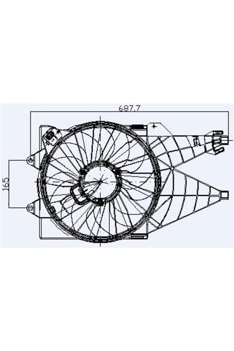 ÖZGÜÇYEDEK Fan Motoru Davlumbazlı Lınea 1,3 / 1,4 Turbo (ac)
