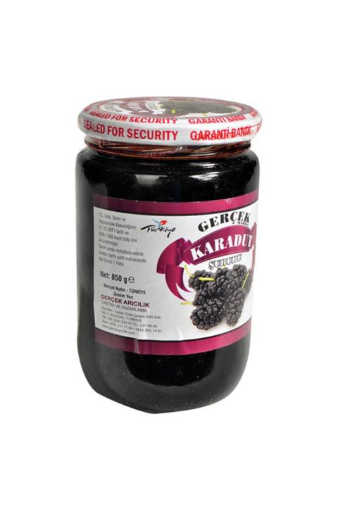 Gerçek Karadut Şurubu Cam Kavanoz 850 gr