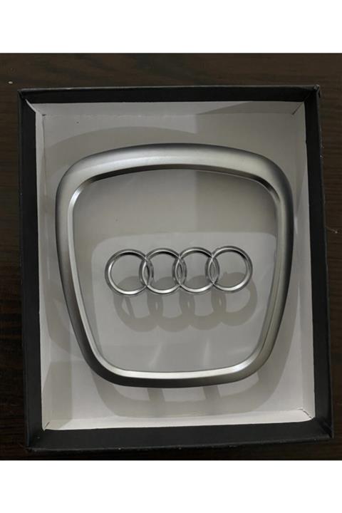 YıldızTuning Audi A6 C6 2007-2011 Direksiyon Logosu Çerçevesi Göbeği Uyumlu