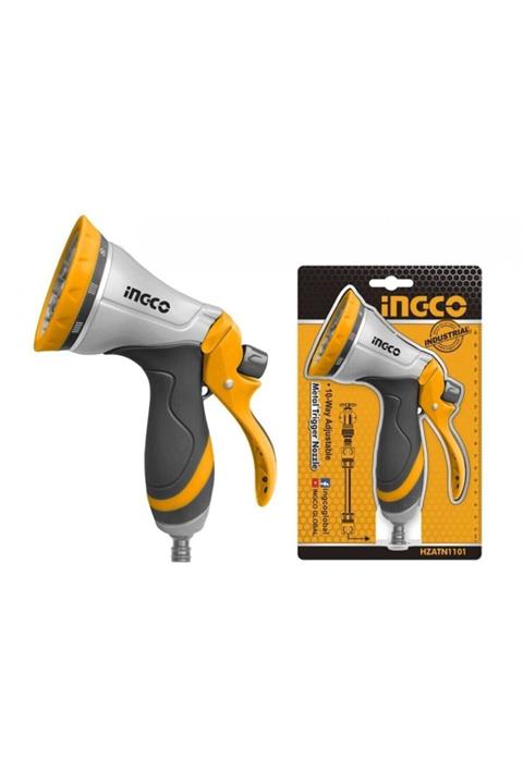Ingco Hzatn1101 Metal 10 Yönlü Ayarlanabilir Sprey Sulama Tabancası