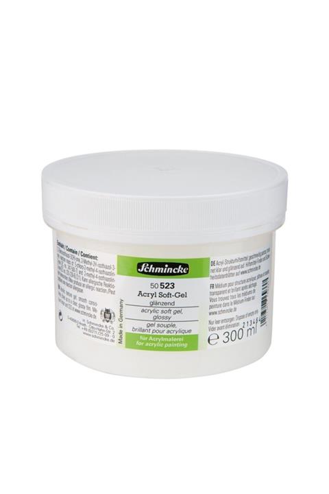Schmincke : Medium 523 Soft Gel : Parlak Soft Jel : 300 Ml