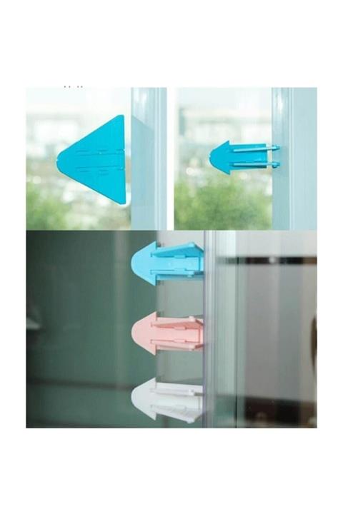 RoseSpring Kozmetik Bebek Çocuk Koruma Raylı Kapı Dolap Kilidi Üçgen Dolap Kapı Kilit