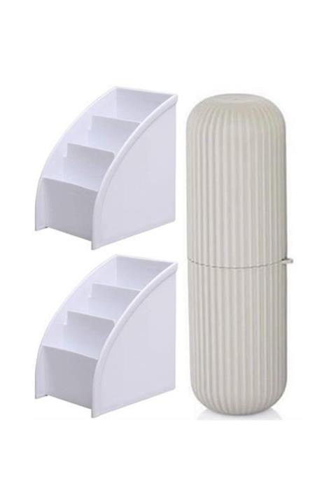 KaktüsKedi Makyaj Bakım Ürünü Organizer Seti 712456 6 lı  Paket