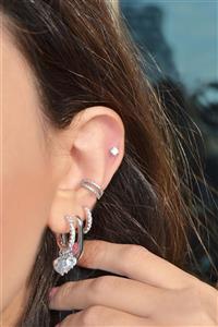 Sacce Scarves&Accessories Tektaş Orta Boy Helix Kıkırdak Tragus Piercing