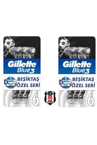 Gillette Blue3 6lı Besiktas Taraftar Paketi X 2 Adet