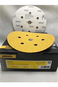 MIRKA Gold 150mm Zımpara Cırtlı 7 Delik P60 50'li Paket