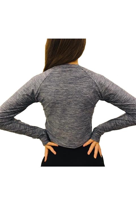 Duffel Kadın Spor Tshirt Kısa Bel Fitness