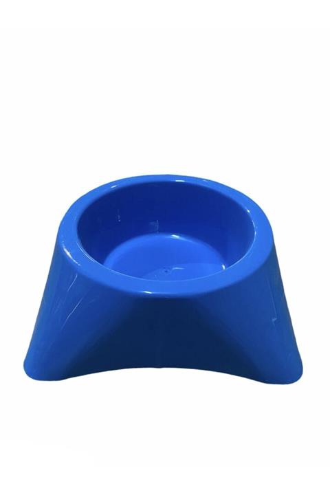 HepsiDoysun Tekli Mama Kabı Kedi Köpek Büyük Boy Mavi Renk