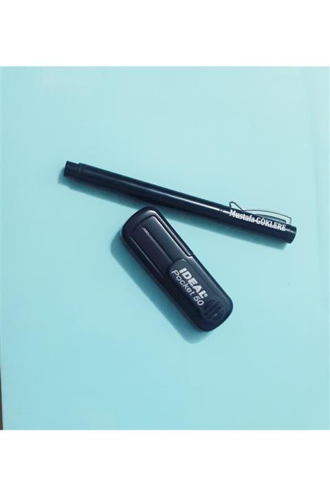 Mısrisu Otomatik Kaşe Ve Metal Isim Yazılı Kalem