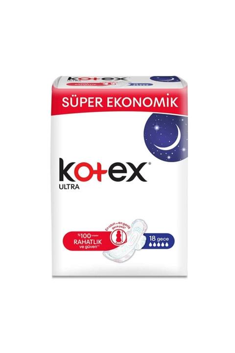 Kotex Ultra Quadro 18'li Gece