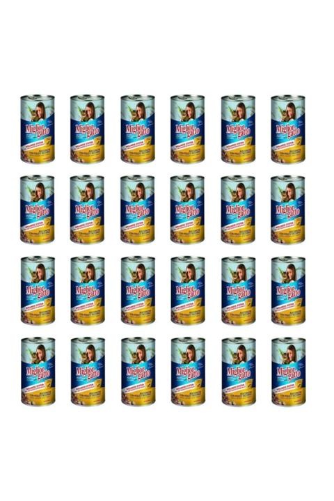 Miglior Gatto Tavuklu Ve Hindili Kedi Konservesi 405 gr 24 Adet