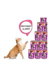 Whiskas Biftekli Kedi Konservesi 400gr 24 Adet