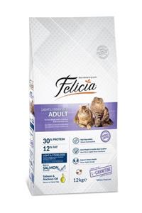 Felicia High Premium Düşük Tahıllı Somonlu Kısırlaştırılmış Kedi Maması 12 kg