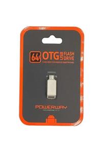 POWERWAY 64 Gb (micro Otg) Metal Flash Bellek