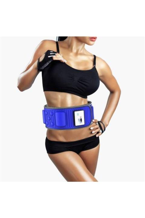 LUX Titreşimli Masaj Kemeri Ensiga Göbek Eritme Aleti 5 Motorlu 7 Programlı