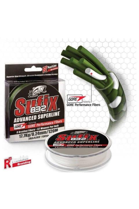 SUFIX 832 Advanced Ip Misina 0.20mm Ghost 250mt