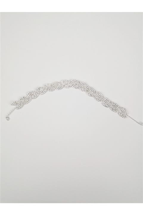 Hobigram Gümüş Taşlı Saç Ve Türban Aksesuarı