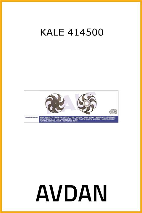 AAVDAN Fan Motoru Caddy Iıı-golf V-vı-plus-jetta Iıı-ıv-passat-scırocco-touran Sag 200w 295mm