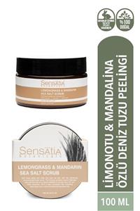 Sensatia Botanicals Limonotu Mandalina Özlü Deniz Tuzu Peelingi 100 ml