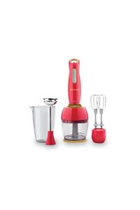 HOMEND Kırmızı Gold Handmaid 1961h Blender Set