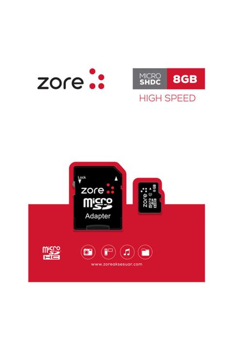 Clascase Zore Micro Sd Hafıza Kartı 8gb