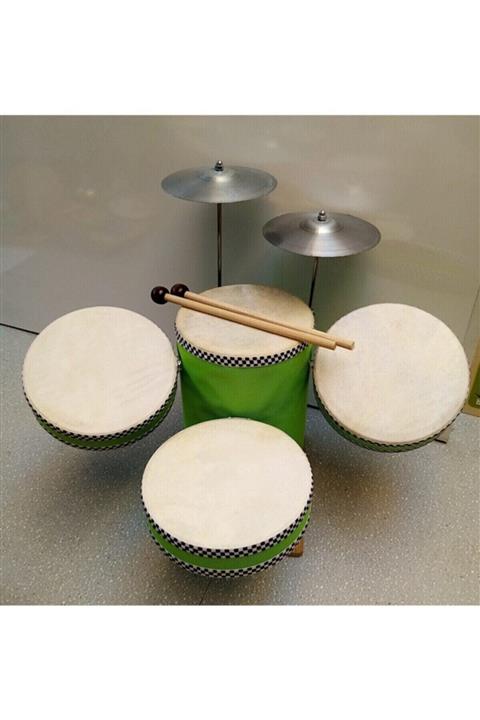 Vipfırsat Ahşap Ve Deri Kombin Bateri Seti Çocuk Boy - Ritim Çubuğu