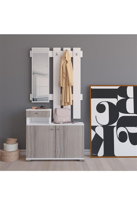 EFSER MOBİLYA -vestiyer Orkide Portmanto Takımı - Cordoba