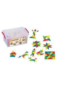 MAMAS LİNA Dede Tangram Puzzle Kutu Küçük