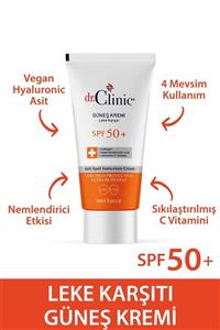 Dr. Clinic Güneş Koruyucu Krem Leke Karşıtı Spf 50 (50 ML)