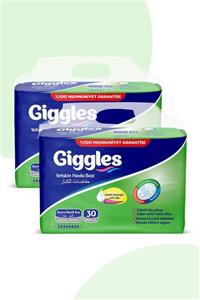 giggles Yetişkin Hasta Bezi Eksta Büyük Boy (EXTRA LARGE) 2 Paket (60 ADET) Bel Boy:120 - 160 Cm