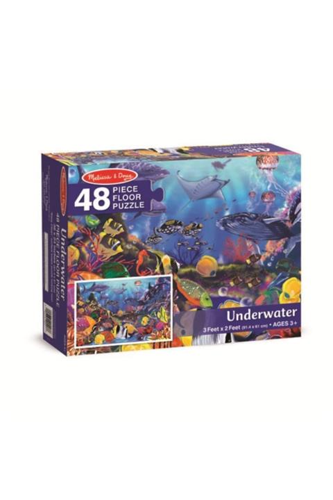 Melissa & Doug Melissa And Doug Dev Yer Yapbozu- Deniz Altı (48 PARÇA)
