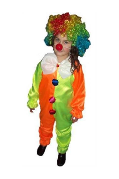 Ufuk Şaka Oyunları Merkezi Aksesuarlı Erkek Çocuk Tulum Palyaço Kostüm ( 8-10yaş )
