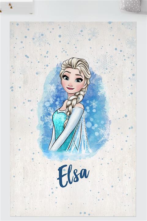 Homamia 9mm Bambu Soft Çocuk Odası Dijital Baskılı Halı Froze Elsa