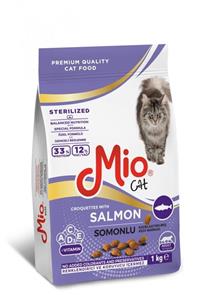 MİO 1 Kg - Kedi Kısır Somonlu Yetişkin Maması