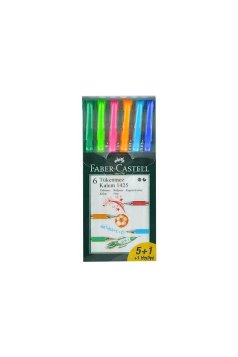 Faber Castell Tükenmez Kalem 5+1 1425